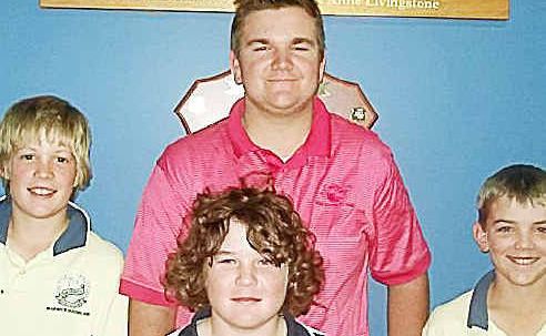 Warwick golfers (back, from left) Sam McLennan, Luke Munro, Ben O’Dea and (front) Nathan Jones are in the Darling Downs team. Warwick golfers (back, from left) Sam McLennan, Luke Munro, Ben O’Dea and (front) Nathan Jones are in the Darling Downs team.